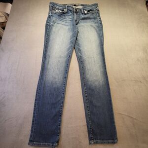 Gap Jeans Womens Size 10 Premium Skinny Distressed Denim